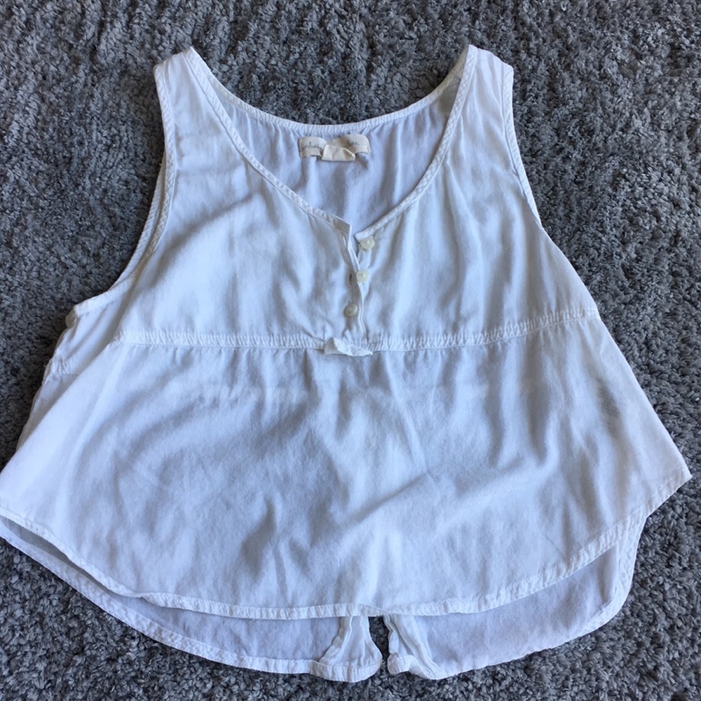 White Crop Top